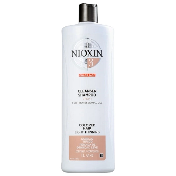 Produto: Nioxin Sistema 3 - Shampoo Contra Afinamento Capilar 1L