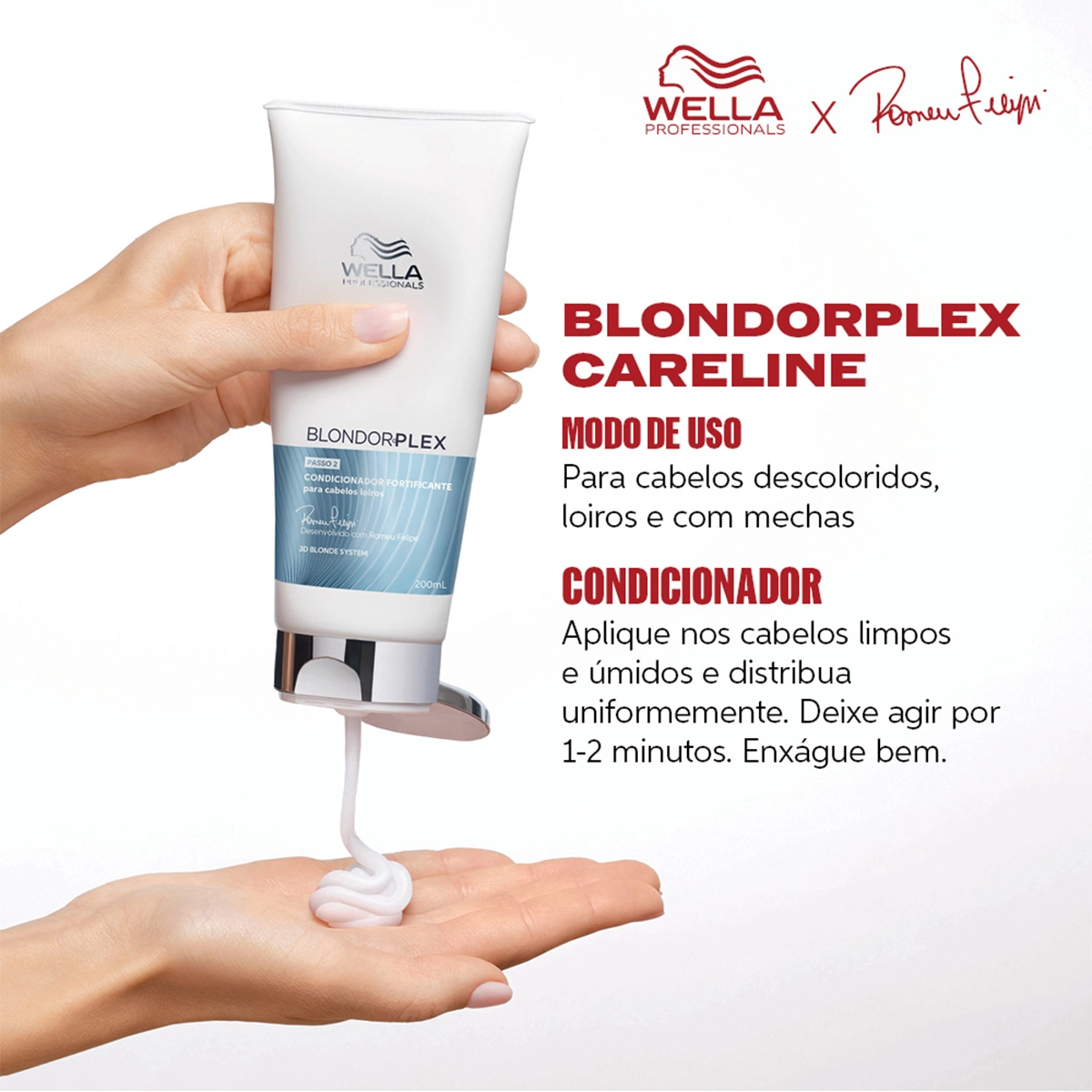 Produto: Condicionador BlondorPlex Reparação Profunda Wella Professionals 200ml