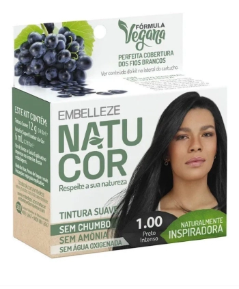 Produto: Tintura Natucor 1.00 Preto Intenso