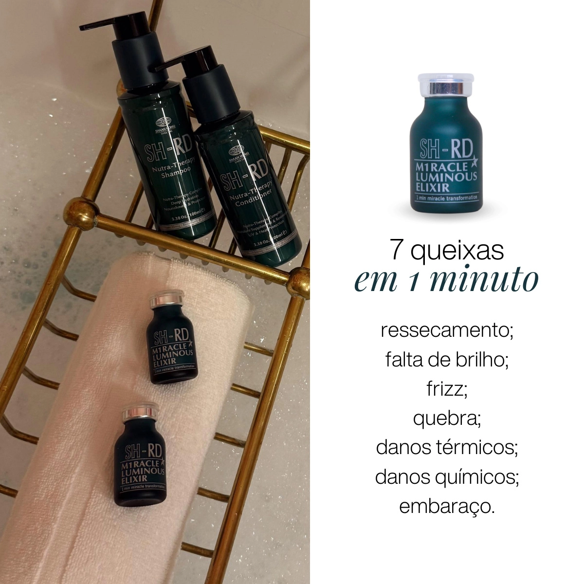Produto: Kit SH-RD Miracle Luminous Elixir Ampola Extra (2 unidades)