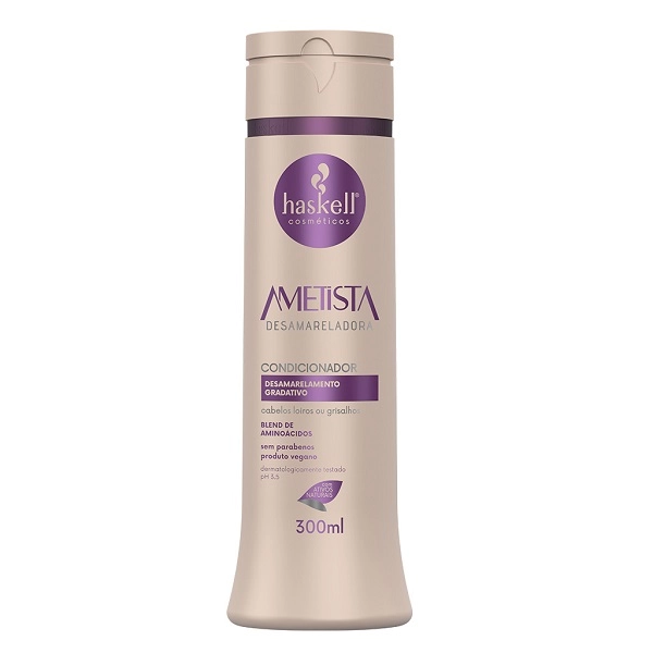 Produto: Kit Haskell Ametista Desamarelador Shampoo Condicionador Fluido e Máscara 300ml 120ml 300g