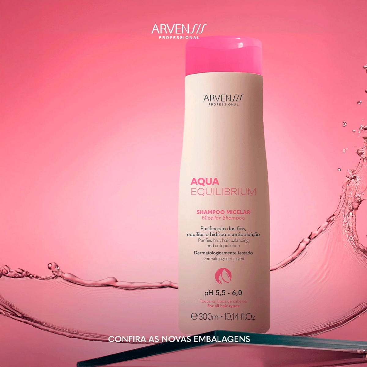 Produto: Shampoo Micelar Aqua Equilibrium Arvensis 300ml