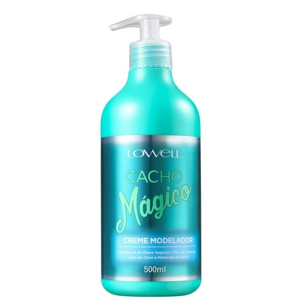 Produto: Kit Lowell Cacho Mágico Shampoo 500ml Creme 500ml Máscara 450g e Óleo 60ml