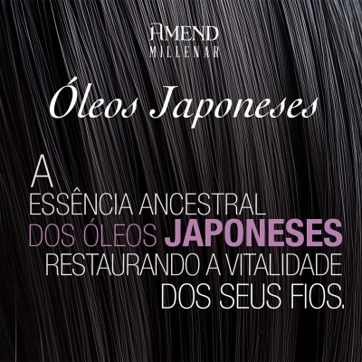 Kit Shampoo e Máscara Amend Millenar Óleos Japoneses 300ml e 300g Produto Kit Shampoo e Máscara Amend Millenar Óleos Japoneses 300ml e 300g