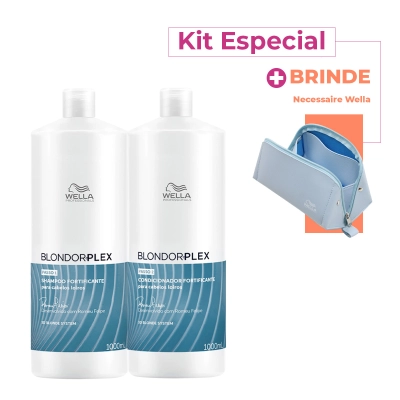 Kit Wella Professionals BlondorPlex Salon Necessaire (3 produtos) Produto: Kit Wella Professionals BlondorPlex Salon Necessaire (3 produtos)