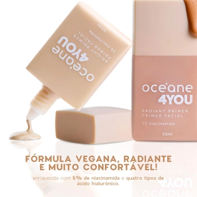 Primer Facial Iluminador 4You Océane 30ml Produto Primer Facial Iluminador 4You Océane 30ml