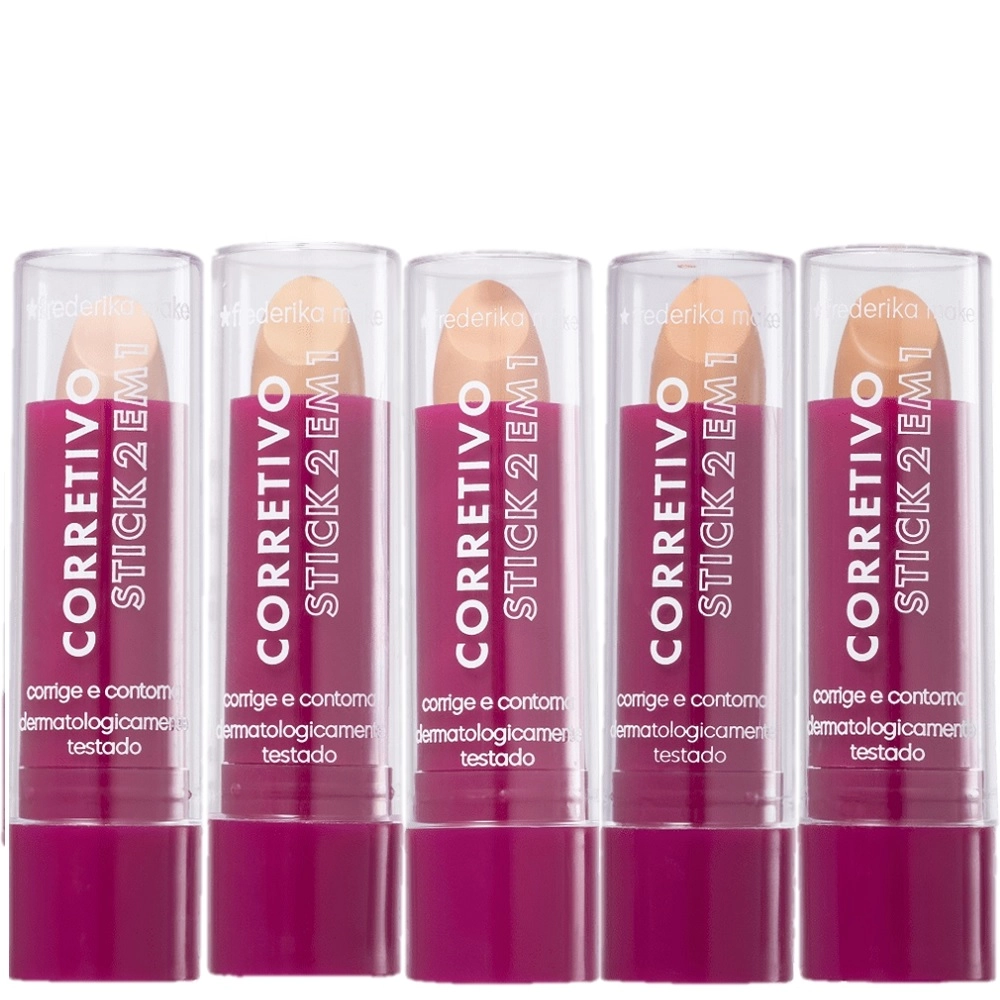 Kit Frederika Make Corretivo em Bastao Completo (5 Produtos) Produto: Kit Frederika Make Corretivo em Bastao Completo (5 Produtos)