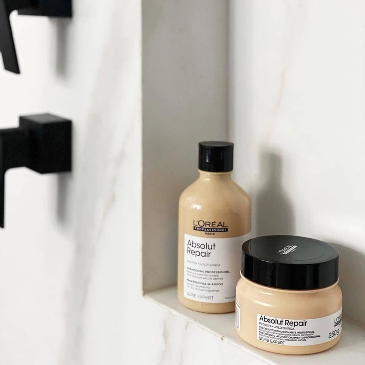 Produto: L'Oréal Professionnel Serie Expert Absolut Repair Gold Quinoa Kit Shampoo e Máscara