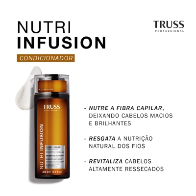 Produto Kit Truss Nutri Infusion Shampoo 300ml Condicionador 300ml Óleo Capilar 60ml