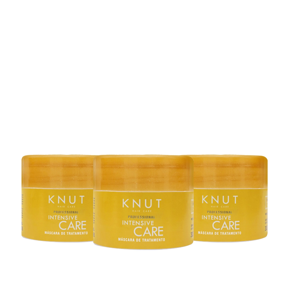 Kit Knut Intense Care Máscara de Tratamento 300g (3 unidades) Produto: Kit Knut Intense Care Máscara de Tratamento 300g (3 unidades)