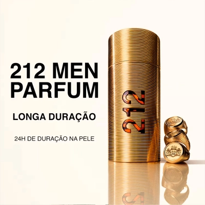 Perfume Masculino 212 Men Parfum Carolina Herrera Eau De Parfum 100ml Produto Perfume Masculino 212 Men Parfum Carolina Herrera Eau De Parfum 100ml