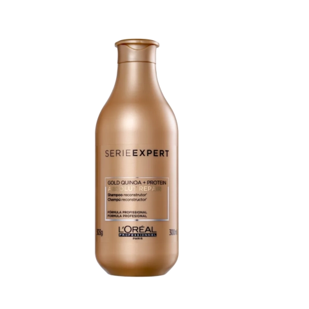 Produto: Kit Absolut Repair Gold Quinoa Protein L'Oréal Professionnel Shampoo 300ml Máscara 250g Leave-in 190ml