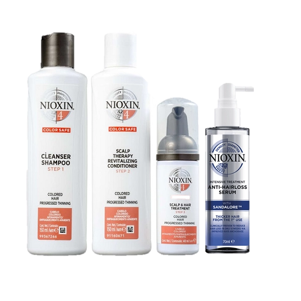 Nioxin Small Kit Sistema 4 150ml e Serum Anti Hair 70ml Produto: Nioxin Small Kit Sistema 4 150ml e Serum Anti Hair 70ml