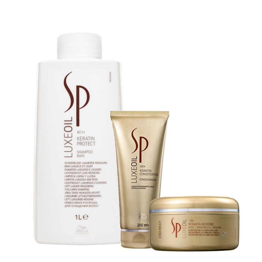 Produto: Kit SP System Professional Luxe Oil Keratin Home Care (3 produtos)