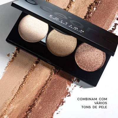 Produto Kit Paleta de Sombras e Iluminador Océane Edition Highlight Purple 12 Tons