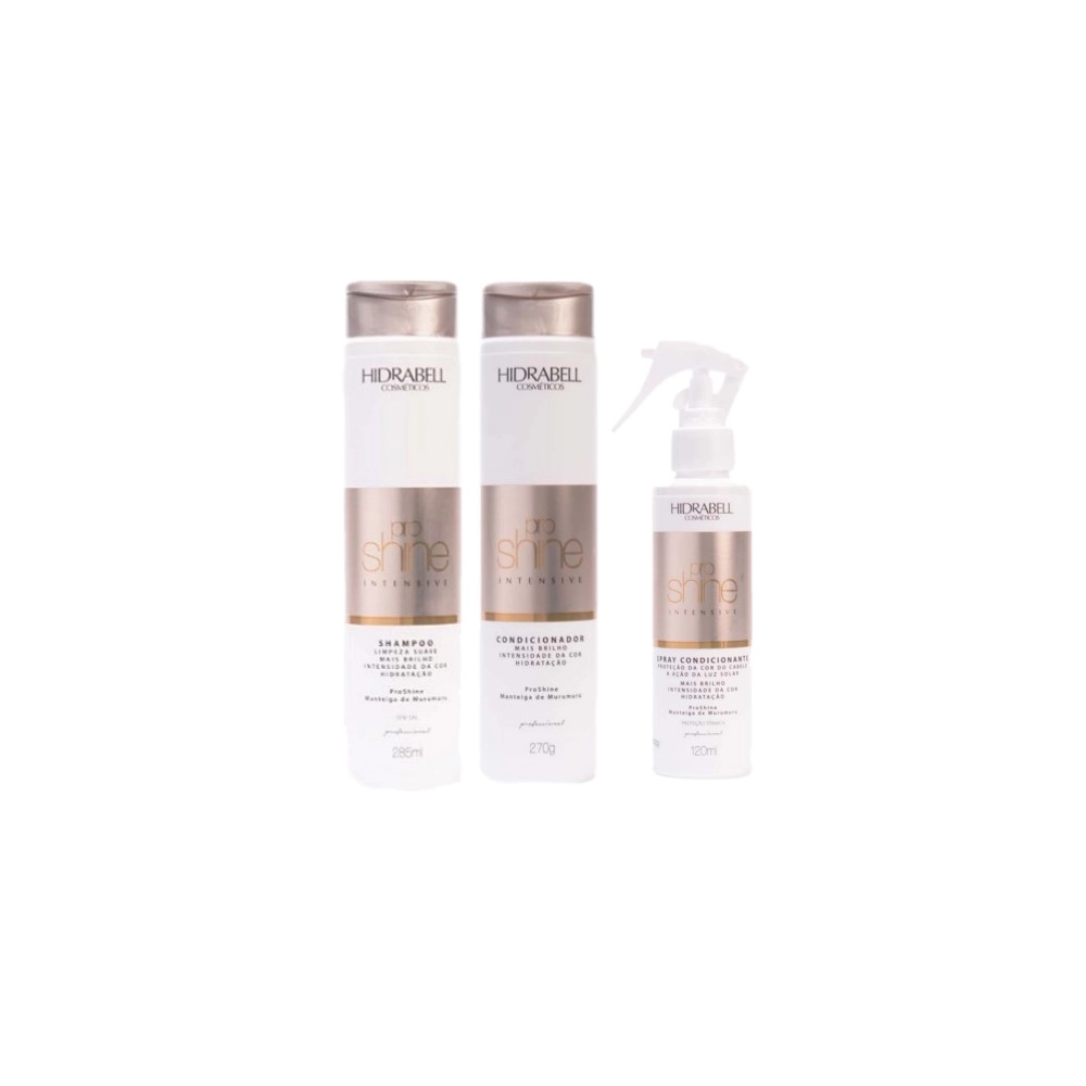 Produto: Kit Hidrabell Pro Shine Intensive Duo Spray (3 produtos)