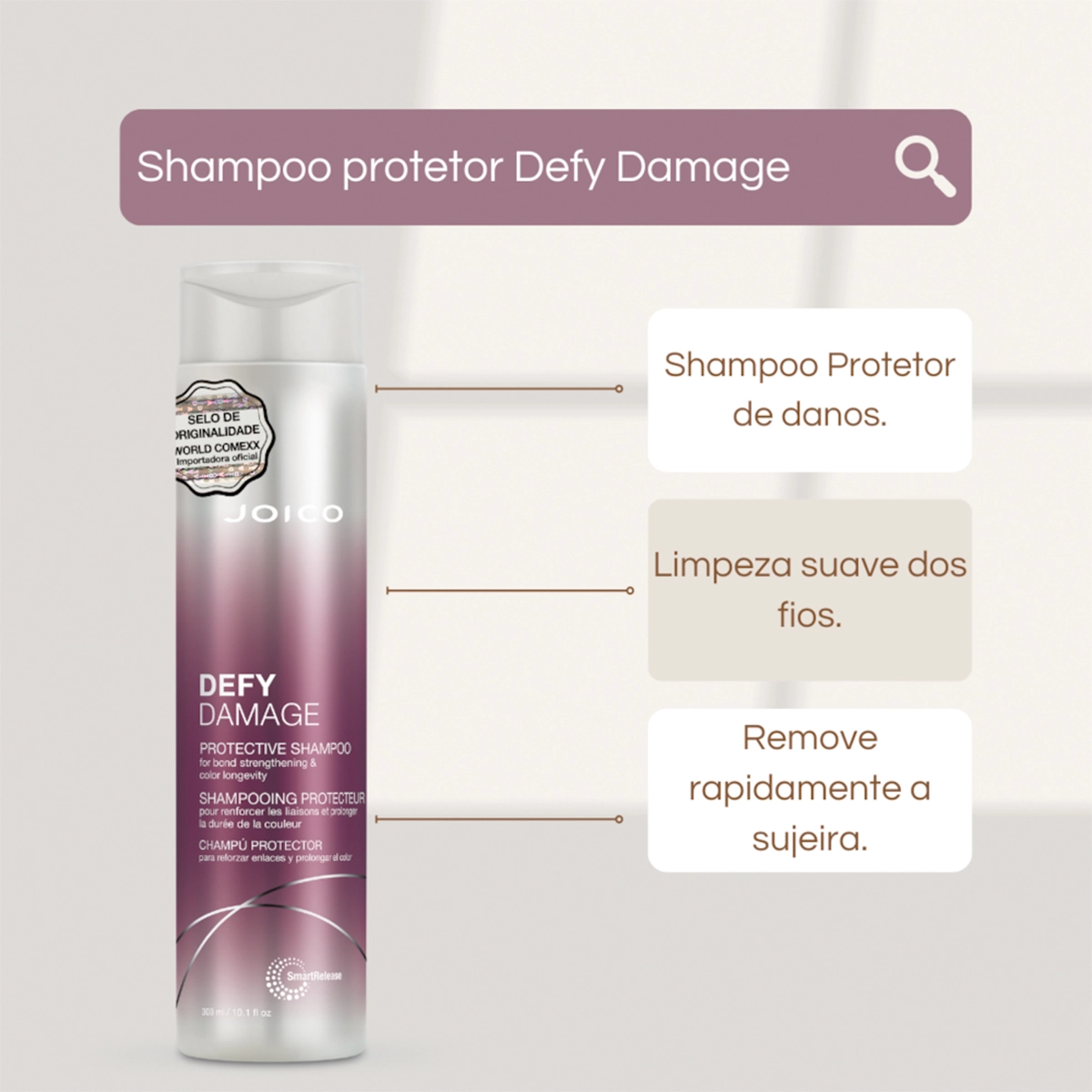 Produto: Kit Joico Defy Damage Protective Duo Shield (3 produtos)