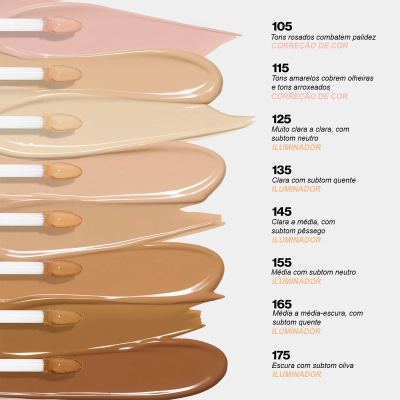 Revlon Glimmer Brightening Concealer 145 - Corretivo Iluminador 9ml Produto Revlon Glimmer Brightening Concealer 145 - Corretivo Iluminador 9ml