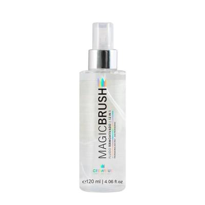 Crown'us Professional Magic Brush 12 in 1 - Fluído Termoativado 120ml Produto: Crown'us Professional Magic Brush 12 in 1 - Fluído Termoativado 120ml