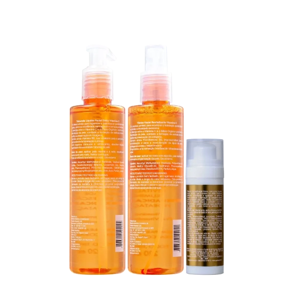 Produto: Kit Complexo Vitamina C Sérum Anti-Idade Tônico Facial Sabonete Hidratante Payot