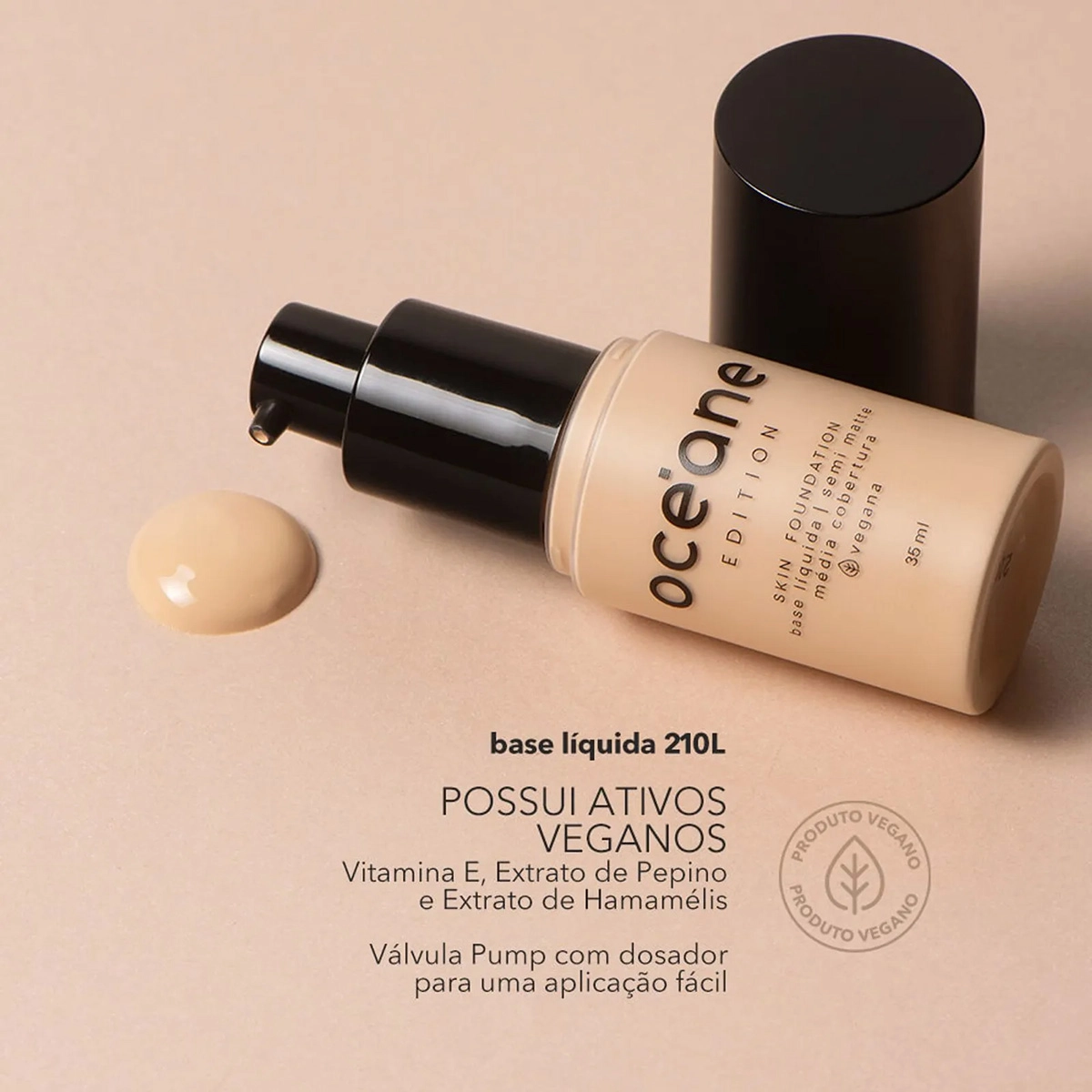 Produto: Kit Océane Skin Foundation 210L e Concealer Fair Claro (2 produtos)