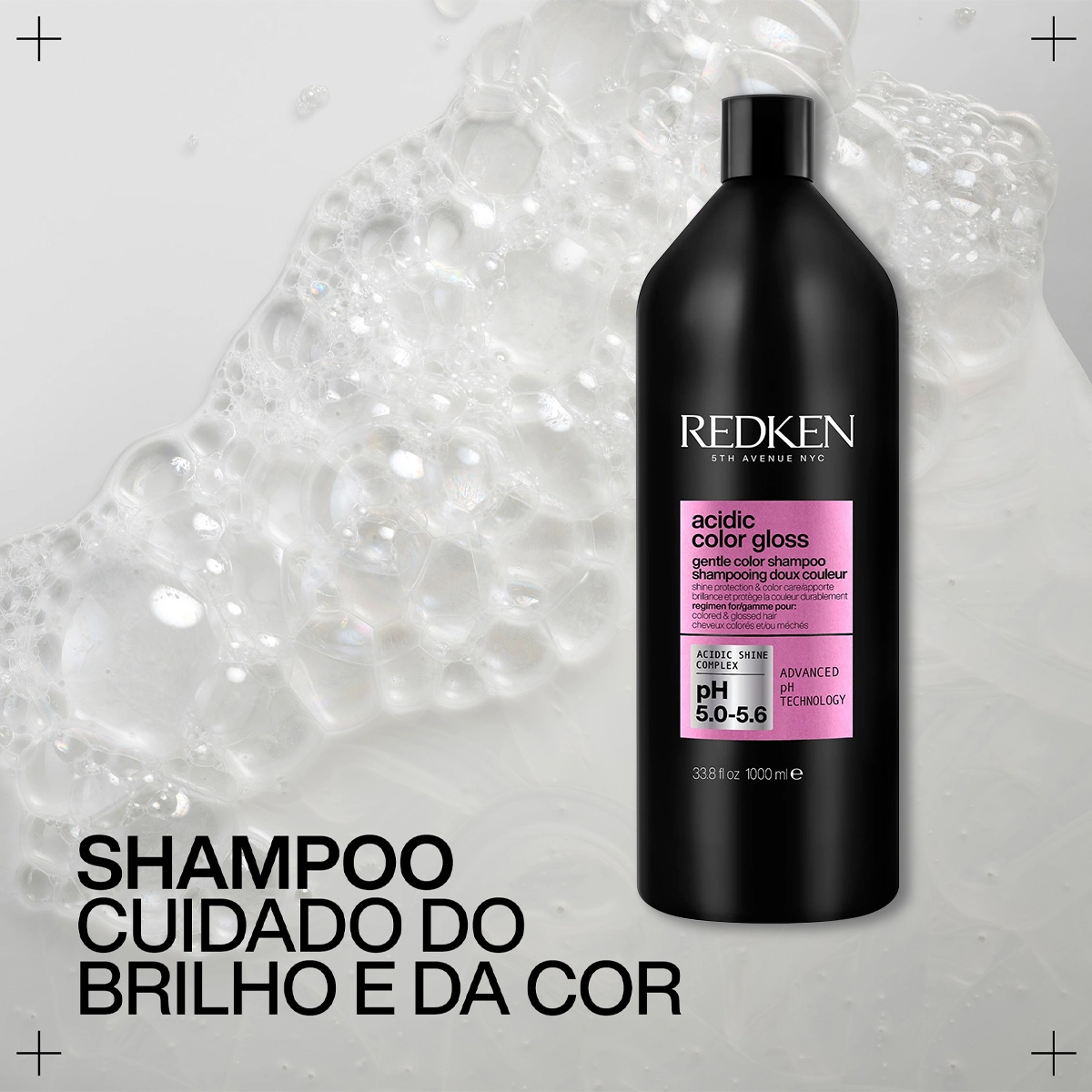 Produto: Kit Redken Acidic Color Gloss Shampoo 1L Condicionador 1L Tratamento Capilar 237ml