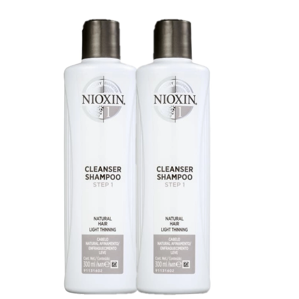 Produto: Kit Nioxin Sistema 1 - Shampoo Contra Afinamento Capilar 300ml (2 unidades)