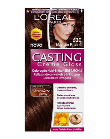 Produto: Tonalizante Casting  530 Marrom Praline