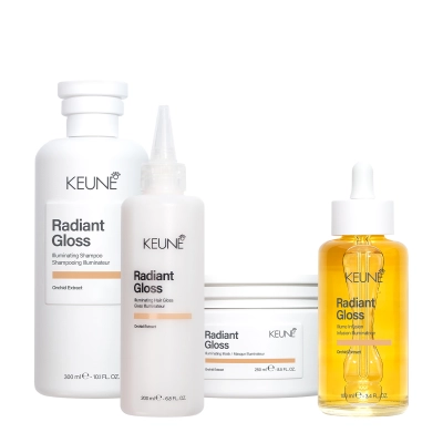 Produto: Kit Keune Radiant Gloss Home Care Oil (4 produtos)