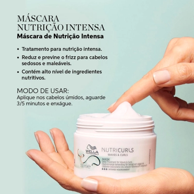 Kit Wella Professionals Nutricurls - Cachos Nutridos e Definidos (2 produtos) Produto Kit Wella Professionals Nutricurls - Cachos Nutridos e Definidos (2 produtos)