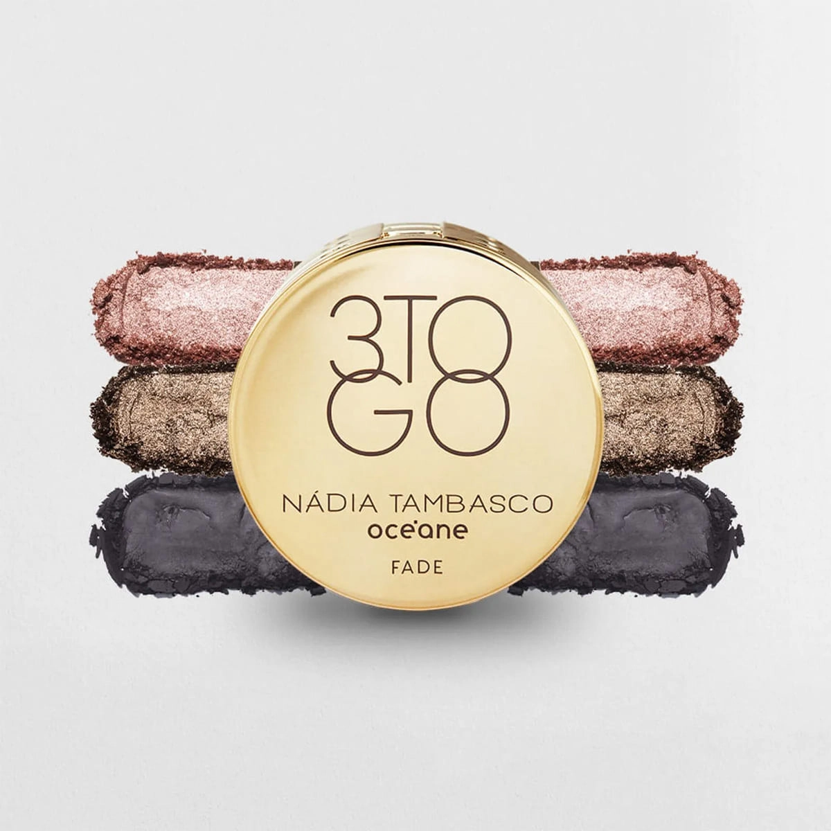 Produto: Paleta de Sombras Trio Fade Nádia Tambasco Océane 3 To Go 7,8g