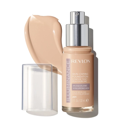 Produto: Base Líquida Revlon Illuminance Skin Caring Creamy Natural 201 30ml