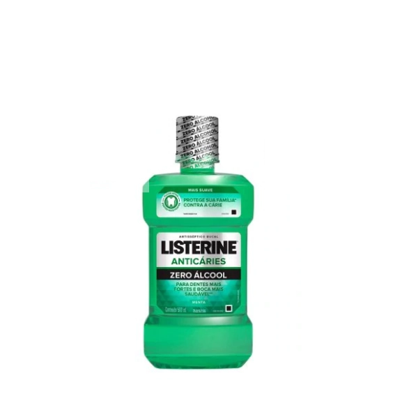 Produto: Listerine Enxaguante Antisséptico Bucal Anticáries Zero Álcool - 500ml