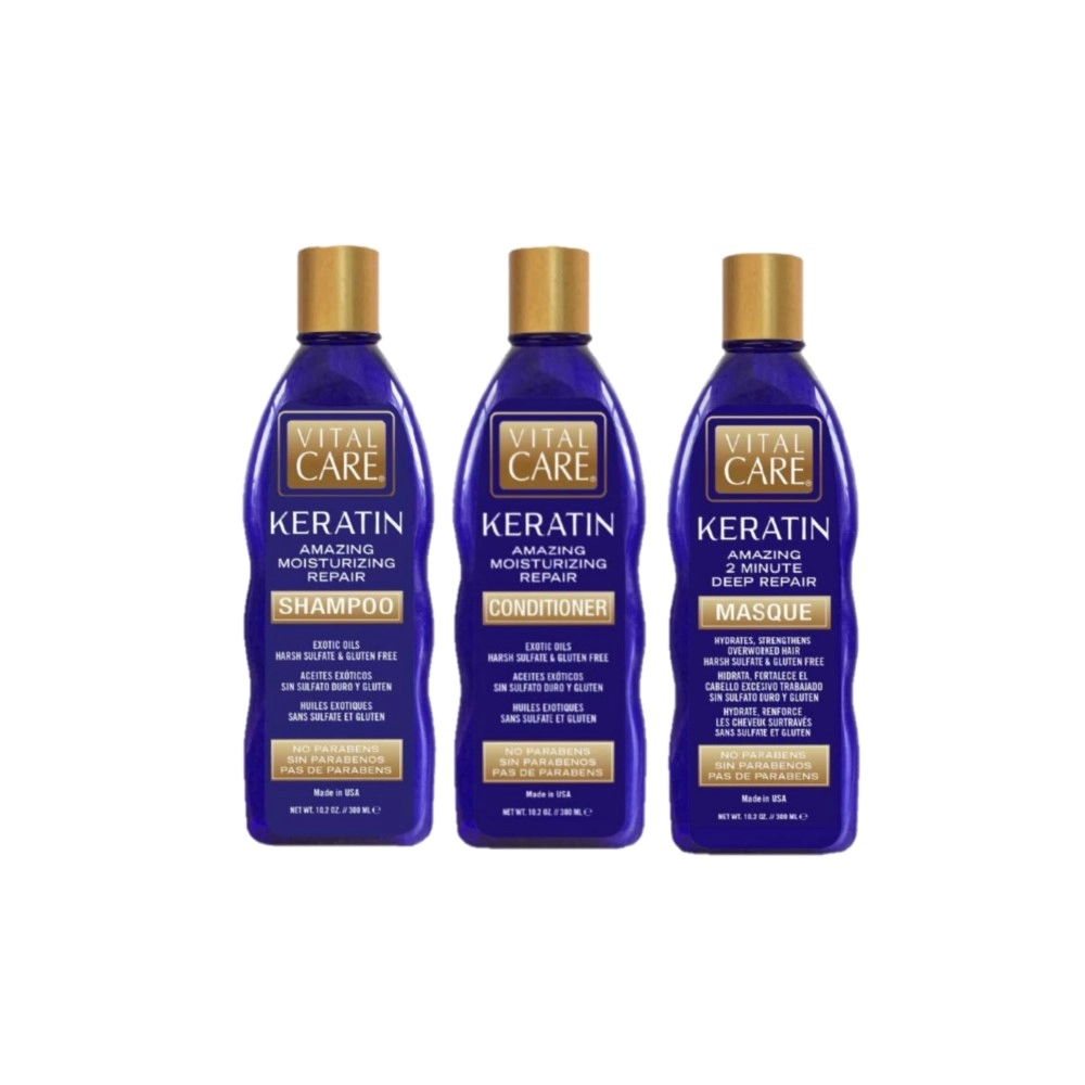 Kit Vital Care Keratin Home Care (3 produtos) Produto: Kit Vital Care Keratin Home Care (3 produtos)