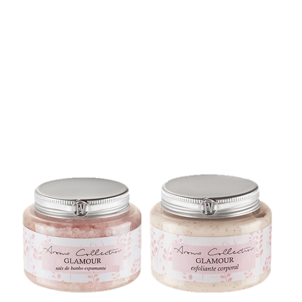 Produto: Esfoliante Corporal e Sais de Banho Kit Glamour Flora Vie
