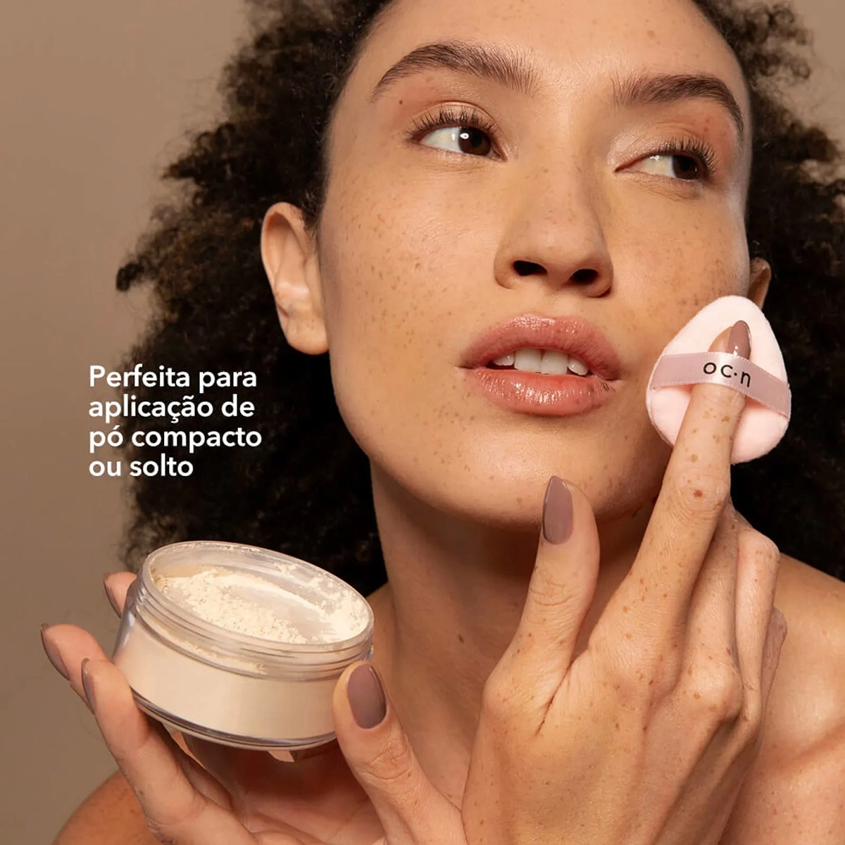Esponja de Maquiagem Mini Powder Puff Rosa Océane Edition Produto Esponja de Maquiagem Mini Powder Puff Rosa Océane Edition