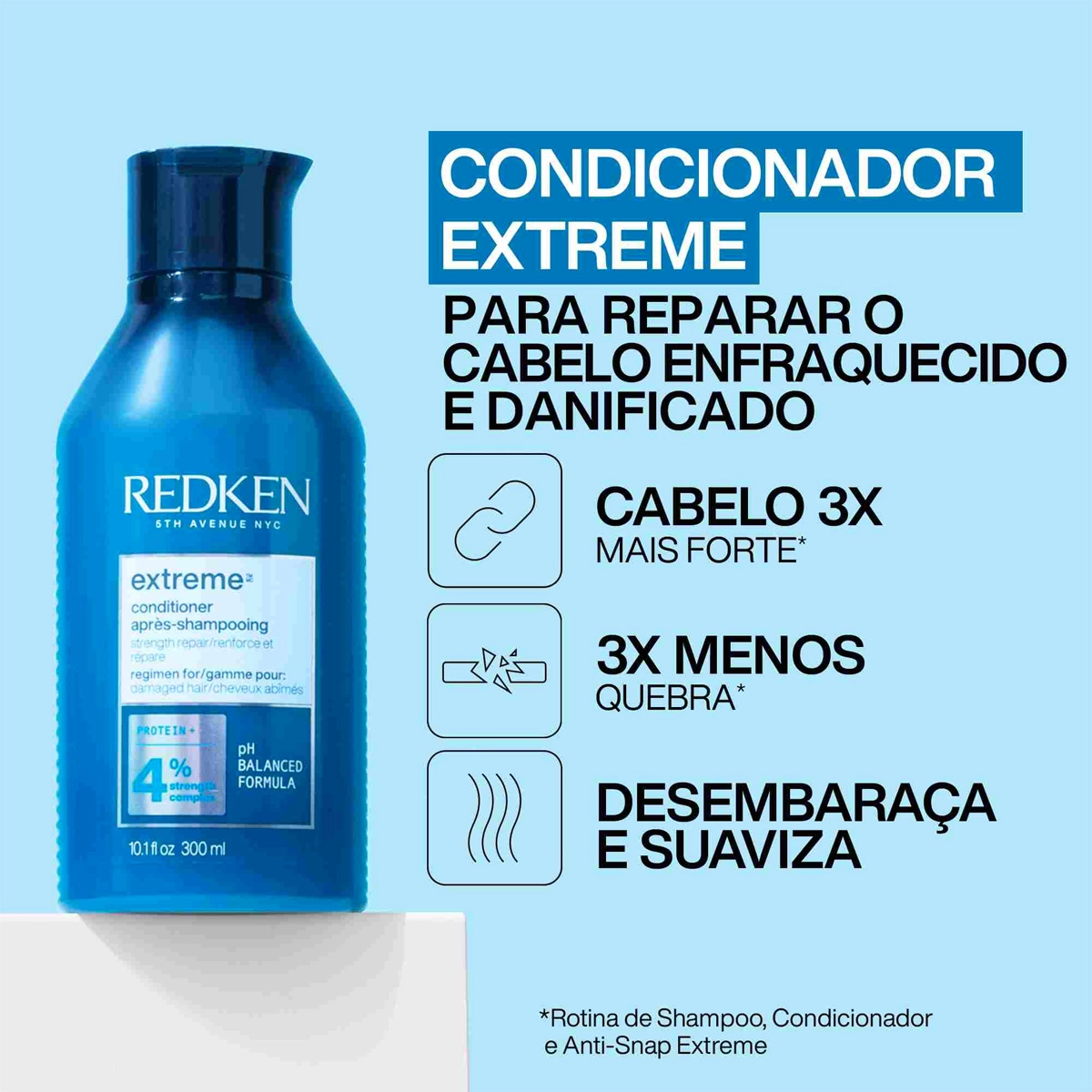 Produto: Condicionador Reconstrutor Redken Extreme 300ml