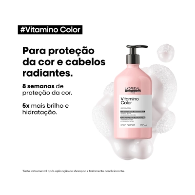 Produto: Kit L'Oréal Professionnel Serie Expert Vitamino Color Absolut Repair Shampoo Condicionador Óleo