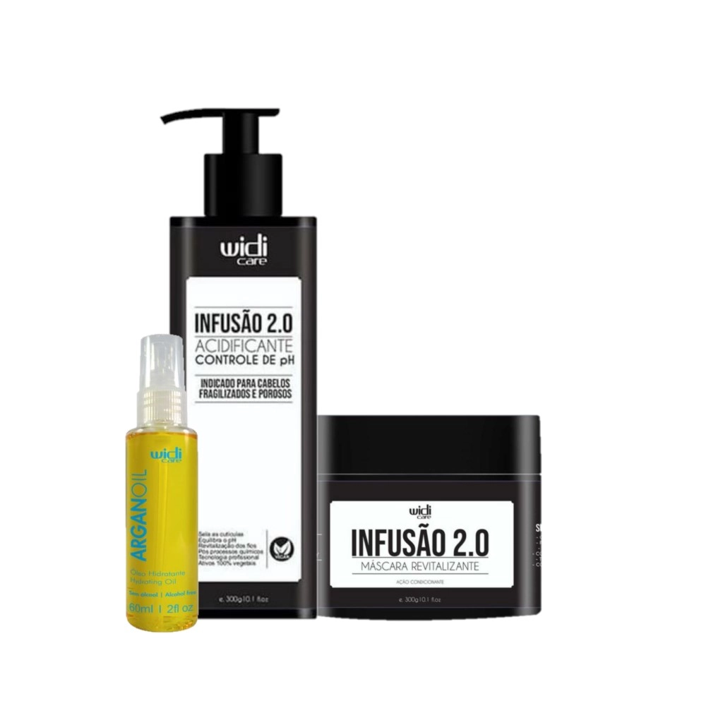 Produto: KIT Widi Care INFUSÃO 2.0 Arganoil (3 Produtos)
