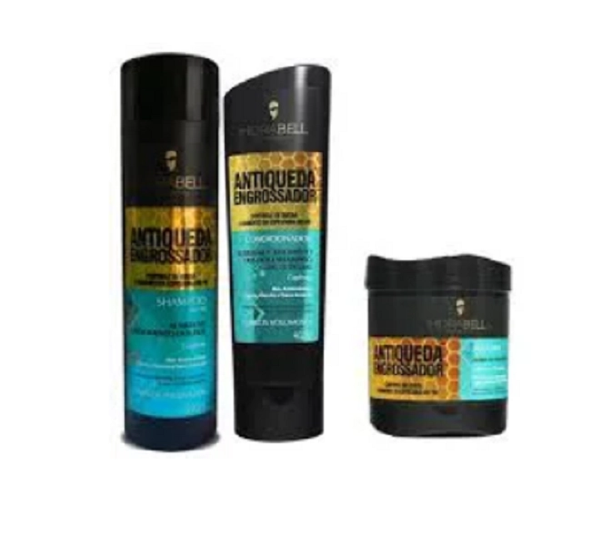 Produto: Hidrabell Antiqueda Engrossador Shampoo 500ml Condicionador 400g e Mascara 450g