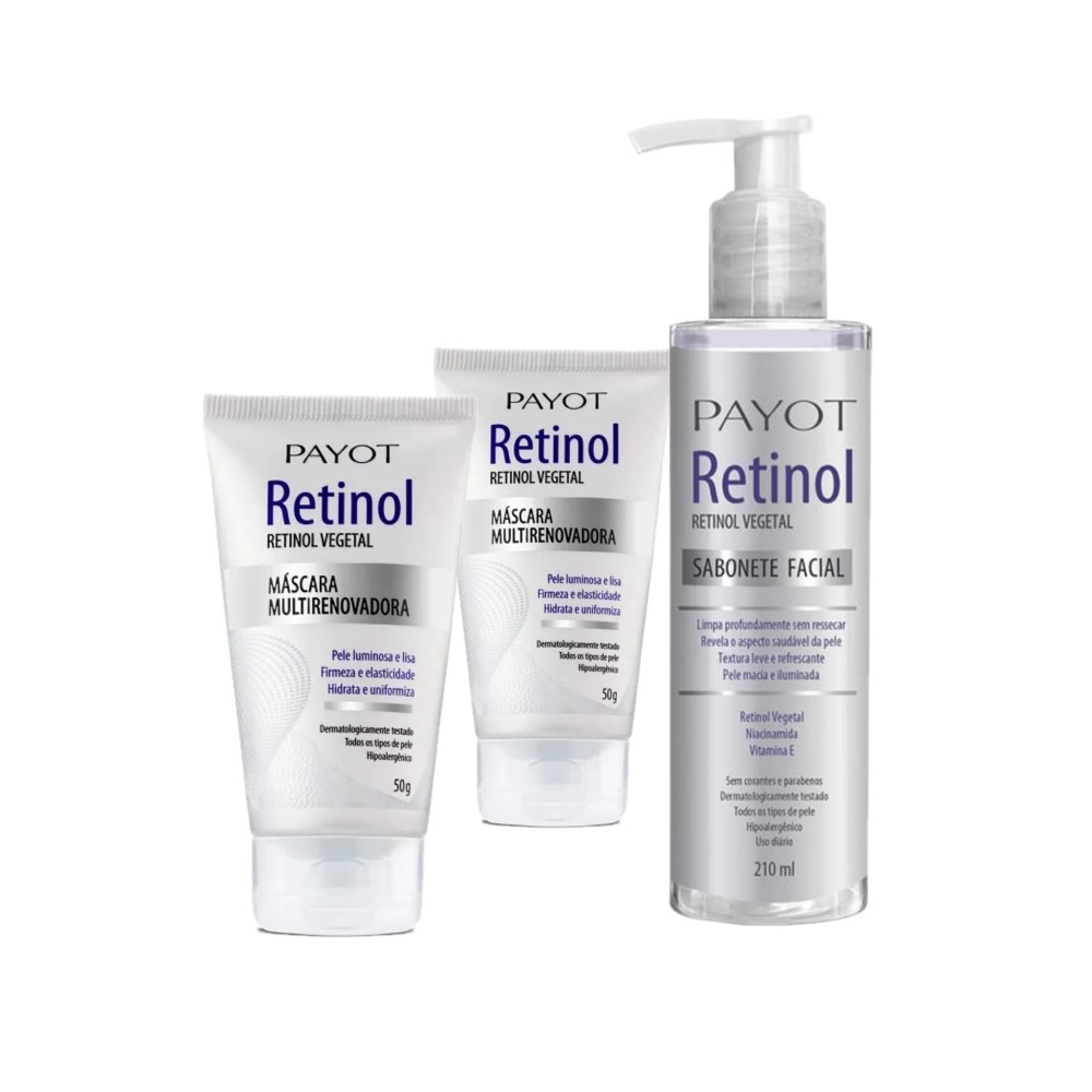 Payot Retinol Multirenovadora Extra (3 Produtos) Produto: Payot Retinol Multirenovadora Extra (3 Produtos)