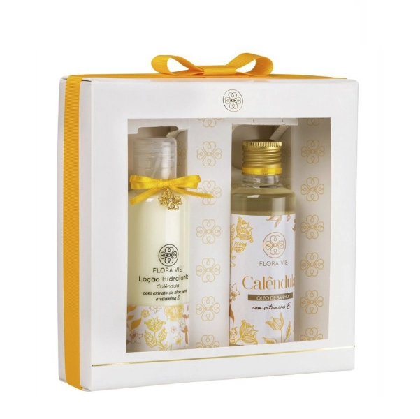Produto: Flora Vie Calendula Locao Hidratante e Sabonete Liquido 140ml
