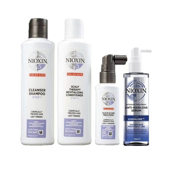Produto: Nioxin Small Kit Sistema 5 150ml e Serum Anti Hair 70ml
