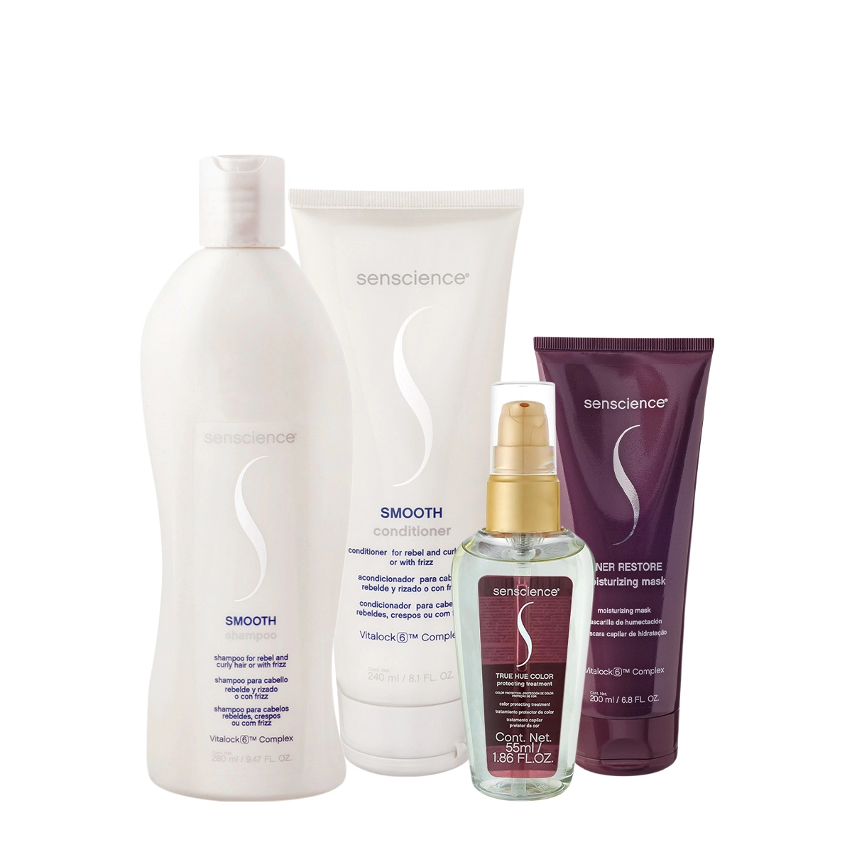 Produto: Kit Senscience Smooth True Hue Inner Home Care Sérum (4 produtos)