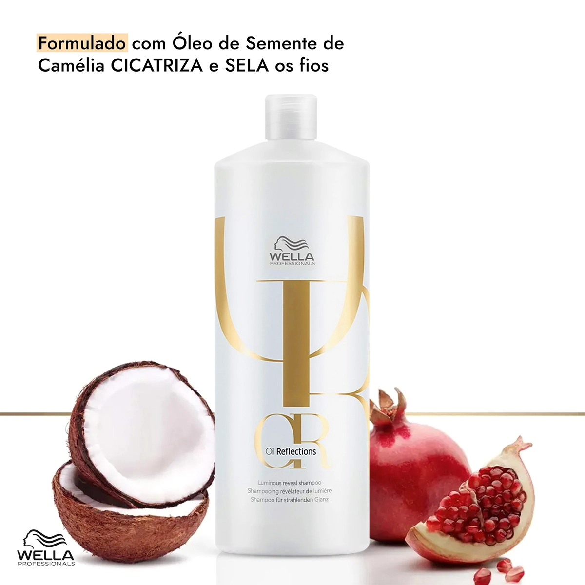 Produto: Kit Shampoo Máscara e Óleo Wella Professionals Oil Reflections 3 Produtos