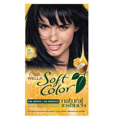 Produto: Tonalizante Soft Color 28 Preto Azulado Wella 35g