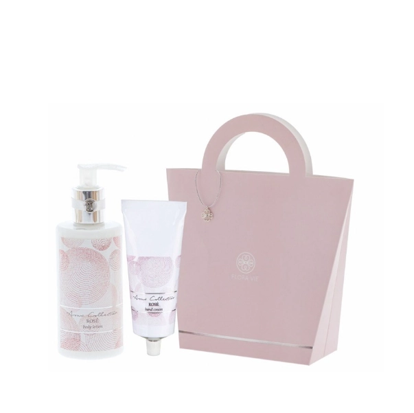 Produto: Flora Vie Kit Rose Hidratante Corporal 250ml e Hidratante de Maos 70g