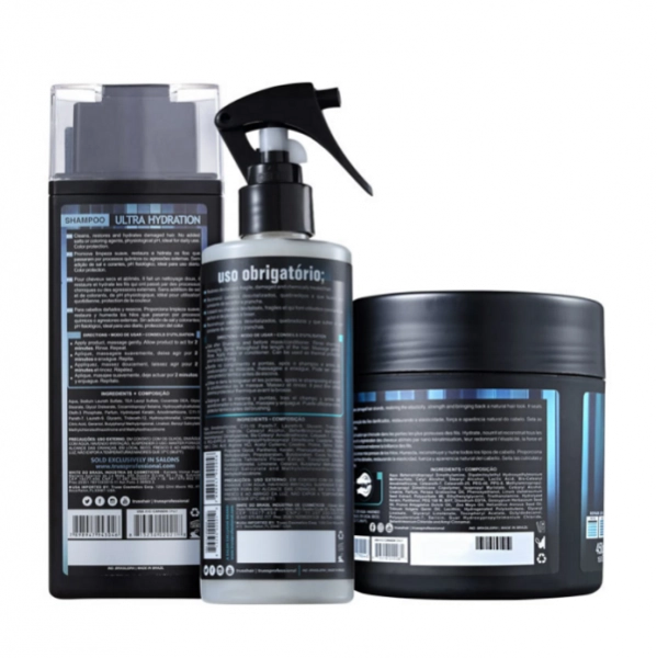 Produto: Kit Truss Ultra Hydration Shampoo 300ml Uso Obrigatório 260ml Net Mask 550g