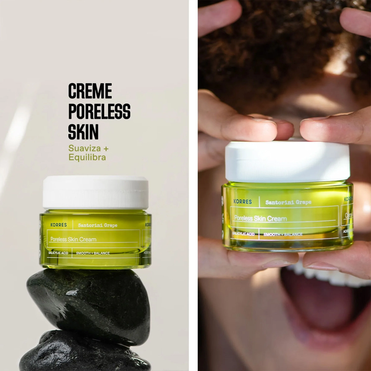 Creme Facial Refinador de Poros Santorini Grape Korres 40ml Produto Creme Facial Refinador de Poros Santorini Grape Korres 40ml