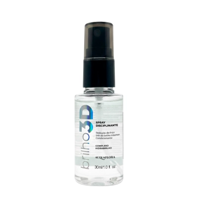 Brinde Acquaflora Brilho 3D - Spray Disciplinante 30ml Produto Brinde Acquaflora Brilho 3D - Spray Disciplinante 30ml